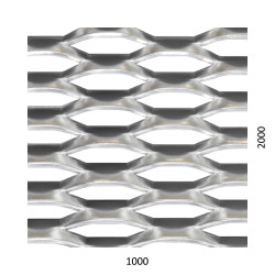 DOPREDAJ! Ťahokov Al, šesťhranné oko, 1000x2000x2mm DOPREDAJ! Ťahokov Al, šesťhranné oko, 1000x2000x2mm